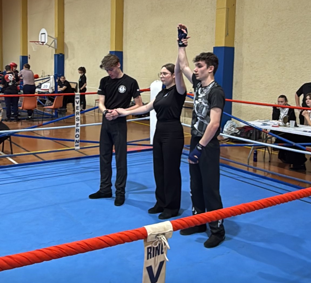 Annonce d'une victoire en compétition